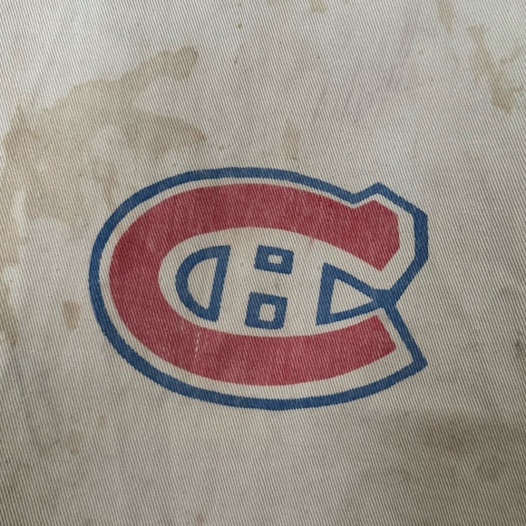 Vintage Rare MONTREAL CANADIENS Equipment Duffel Bag NHL Hockey CANVAS Bag - Picture 3 of 12